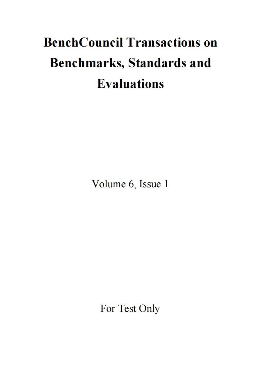 					View Vol. 6 No. 1 (2026): Tbench-Example Issue
				